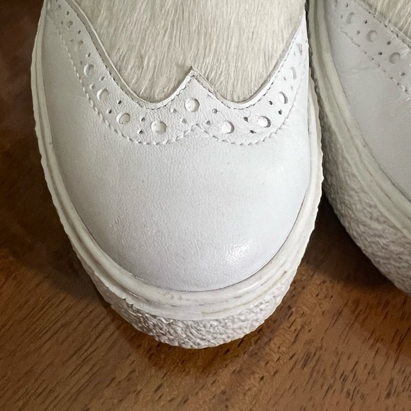 SEY by Seychelles White Leather Oxford Shoes Size 9 - Picture 3 of 9